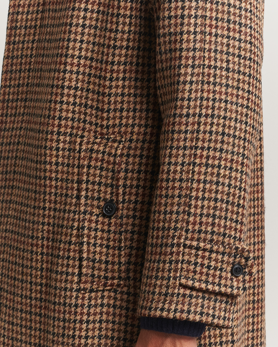 Herren | Jacken | Gloverall | Harris Tweed Mac Coat Brown