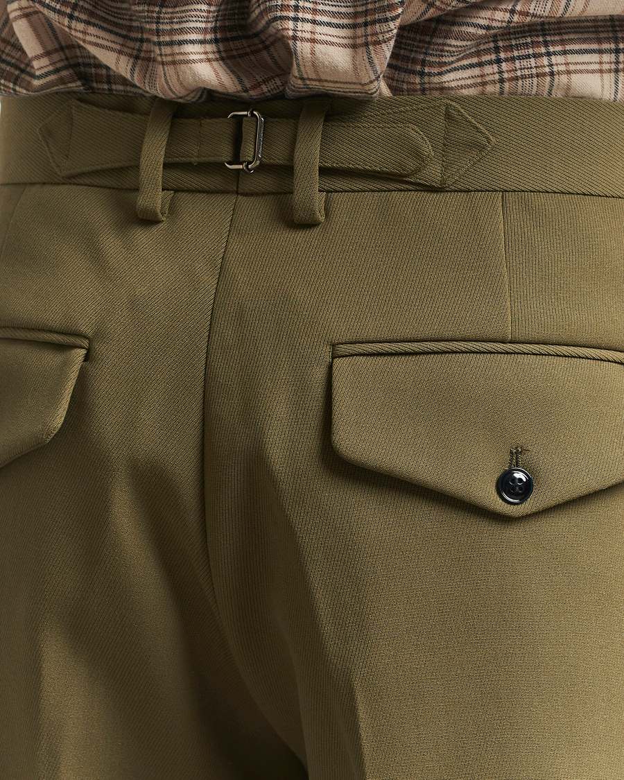 Herren | Hosen | NN07 | Justin Double Pleated Suit Trousers Firene Green