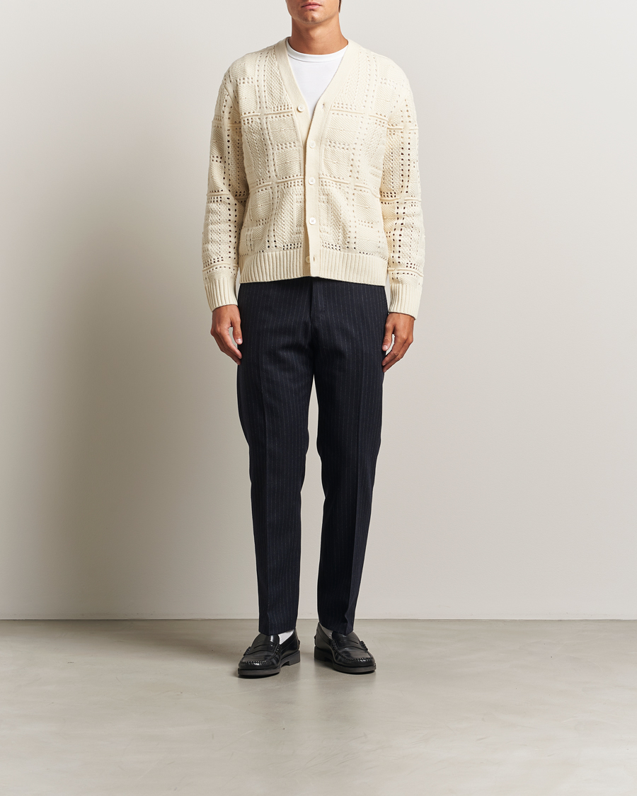 Herren | Pullover | NN07 | Tobias Knitted Cardigan Ivory