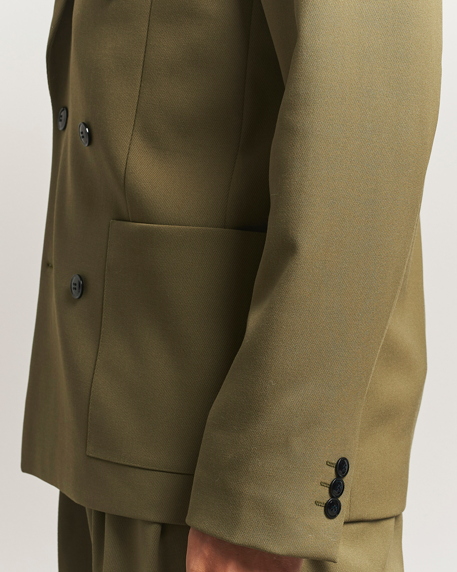 Herren | Sakkos | NN07 | Jordin Wool Double Breasted Blazer Firene Green