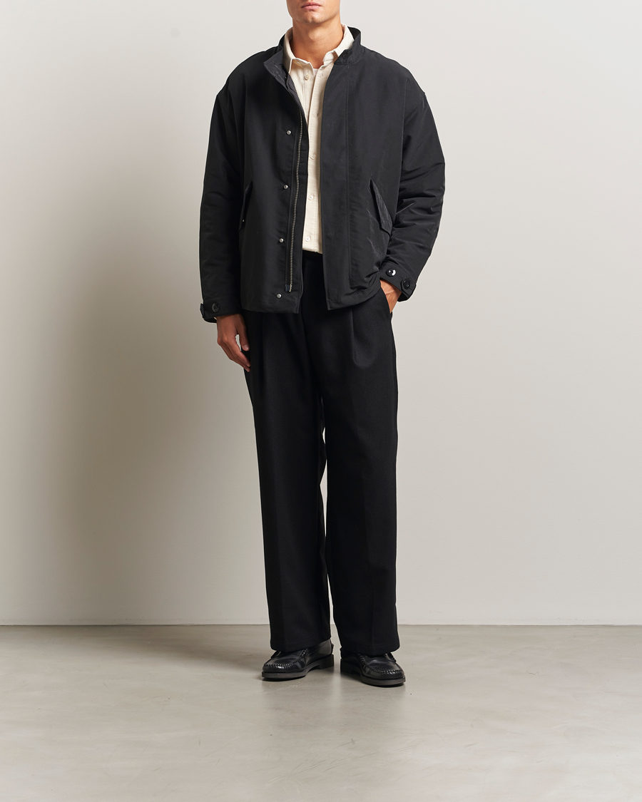 Herren | Jacken | NN07 | Sophus Nylon Bomber Jacket Black