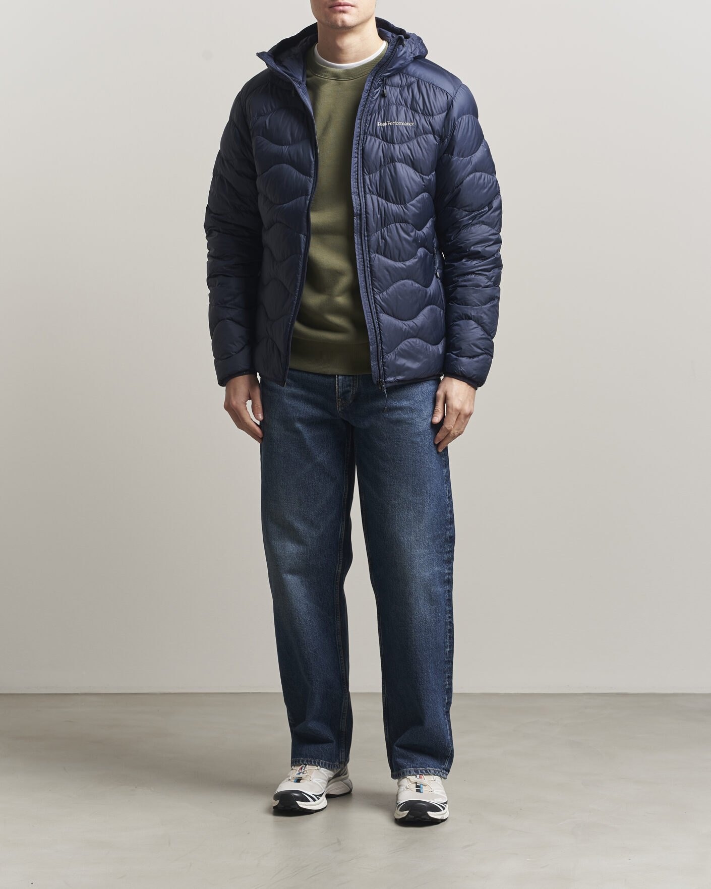 Herren | Jacken | Peak Performance | Helium Down Hooded Jacket Blue Shadow