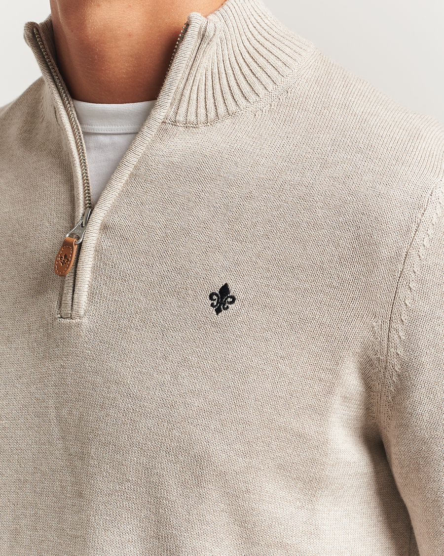 Herren | Pullover | Morris | Darmon Half Zip Beige