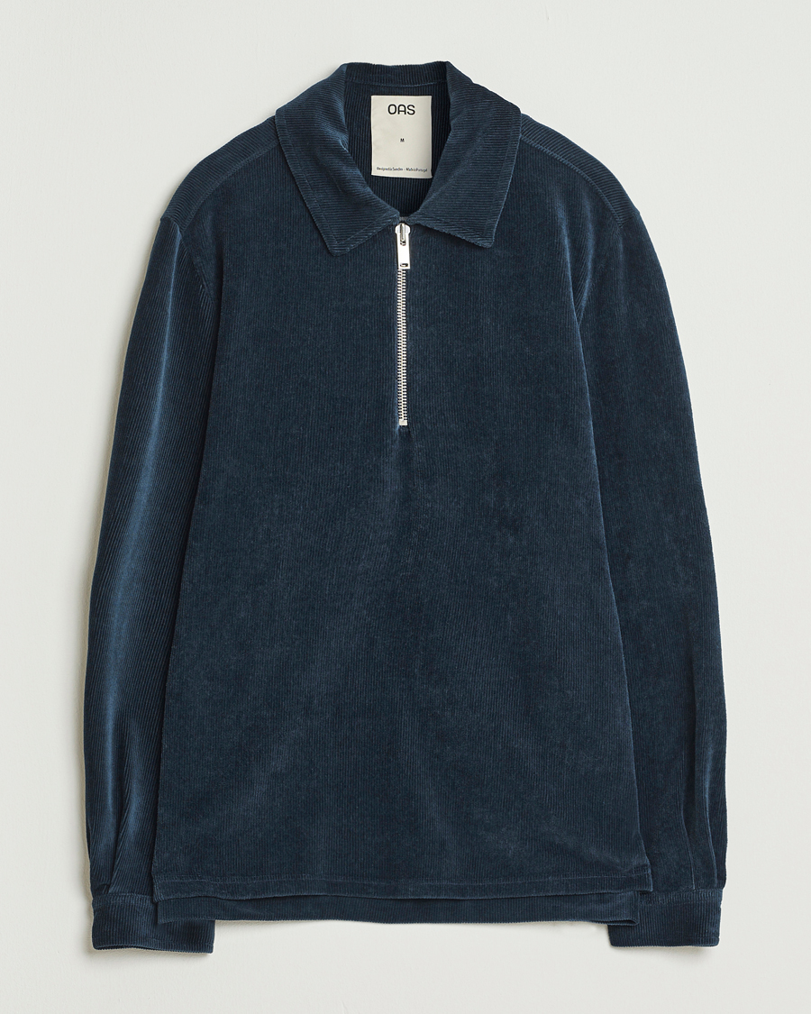 Herren | Pullover | OAS | Savvy Half Zip Dark Blue
