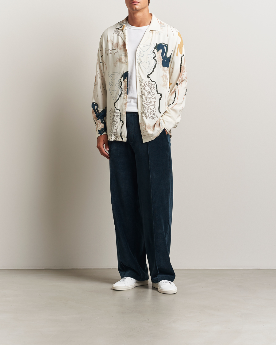 Herren | Hemden | OAS | Brillo Viscose Shirt Beige