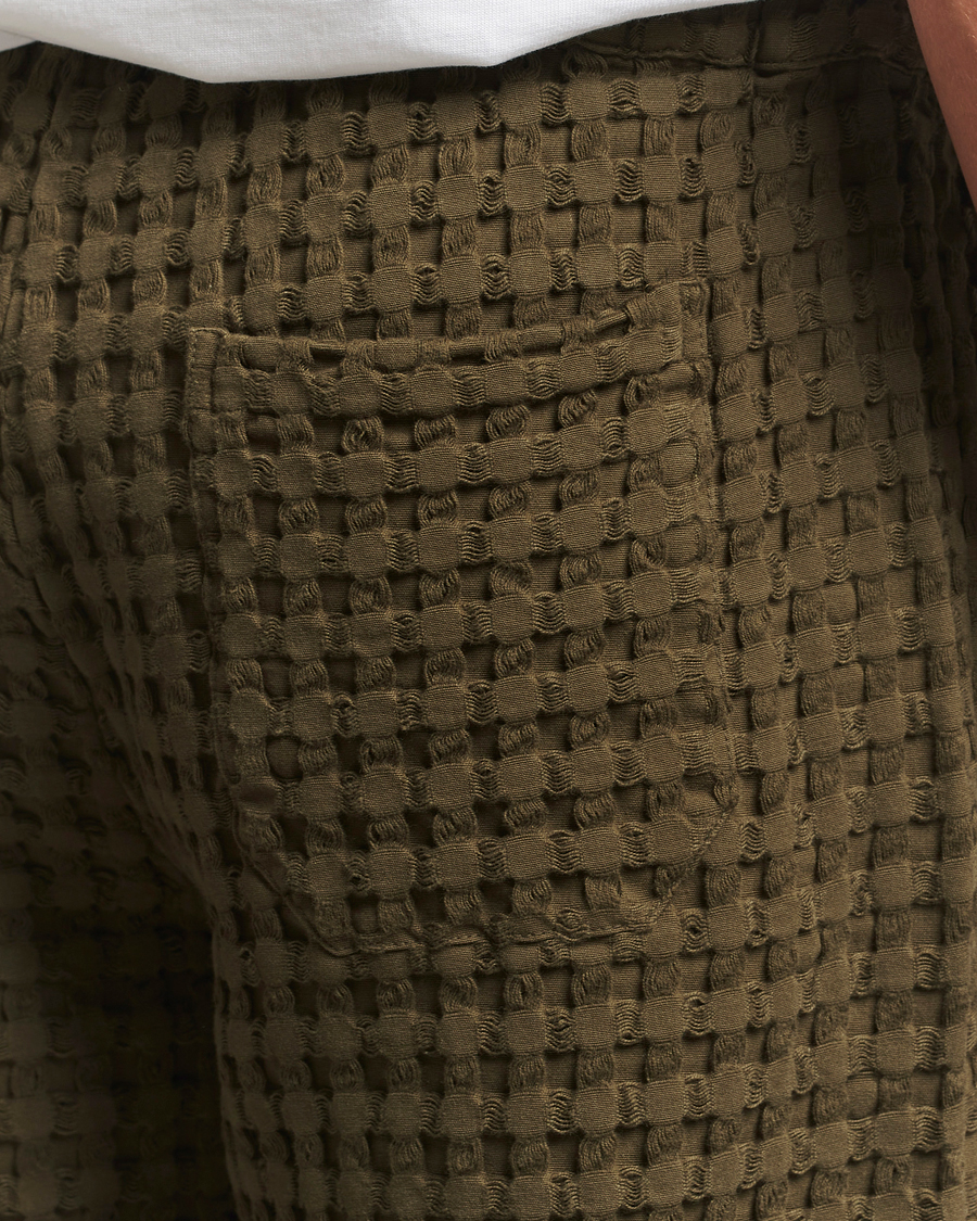 Herren | Hosen | OAS | Turtle Ayora Waffle Pants Dark Green