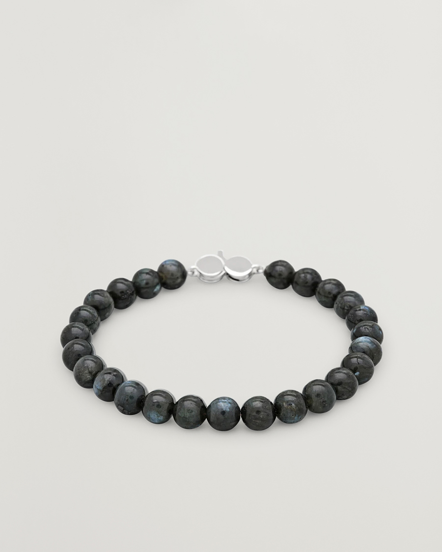 Herren | Schmuck | Tom Wood | Cove Bracelet Black Larvikite