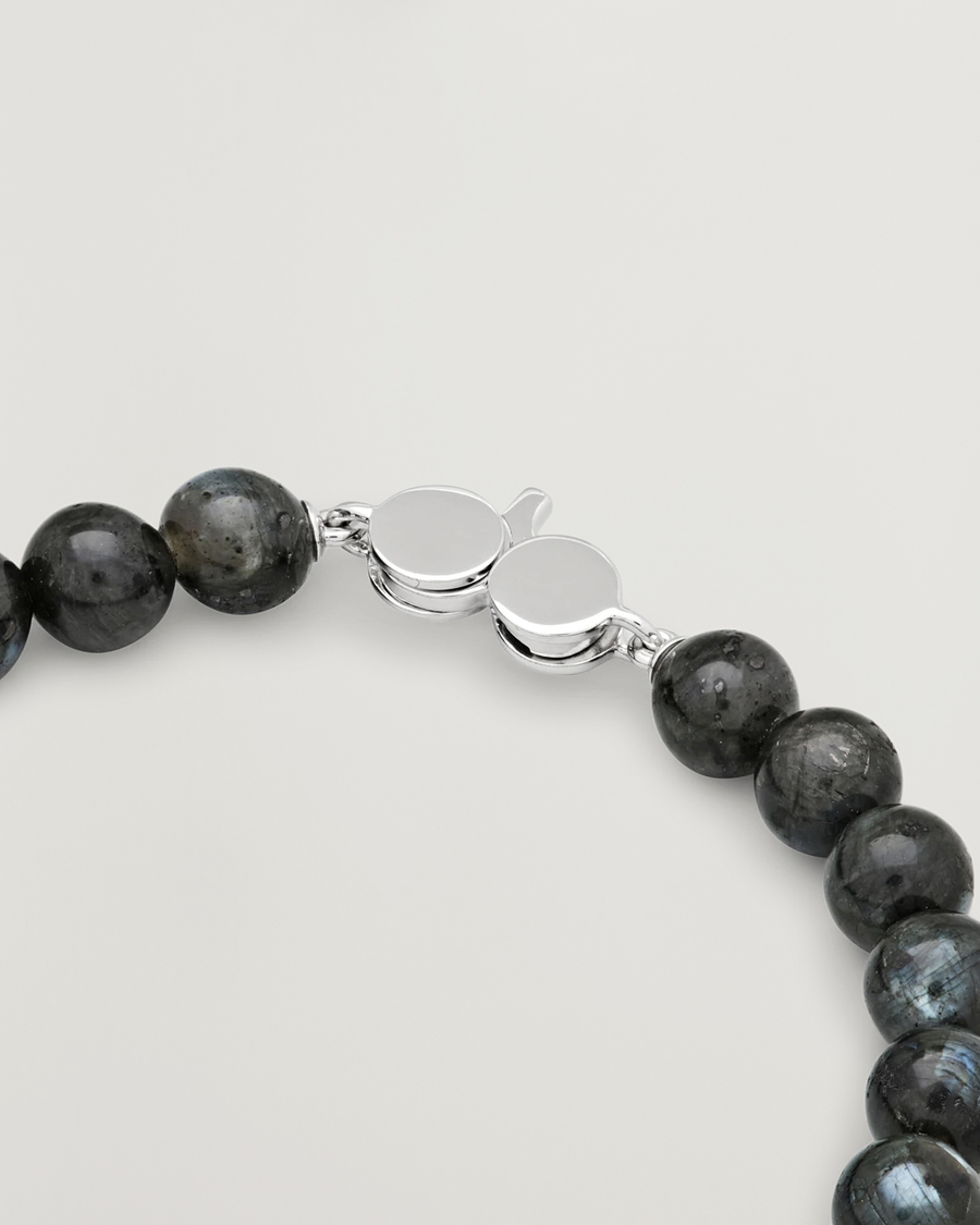 Herren | Schmuck | Tom Wood | Cove Bracelet Black Larvikite