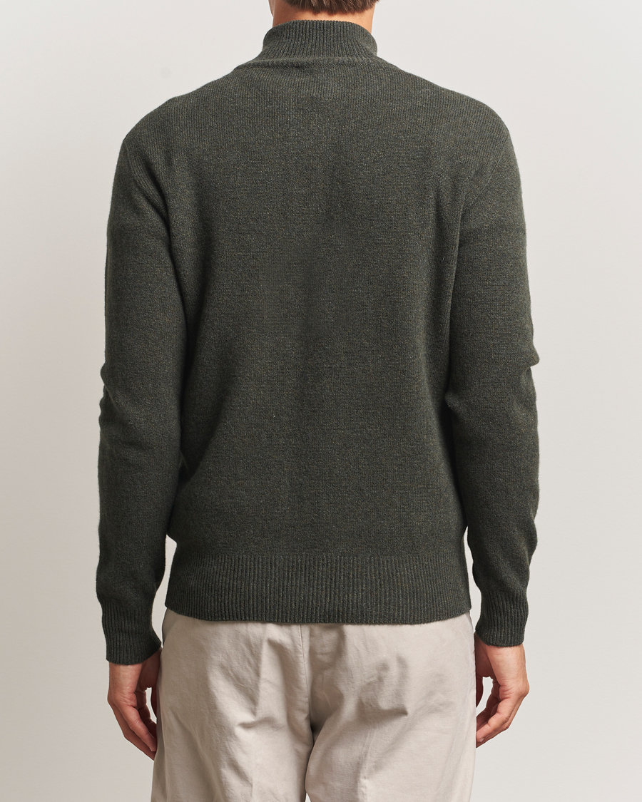 Herren | Pullover | Altea | Shetland Cardigan Dark Green
