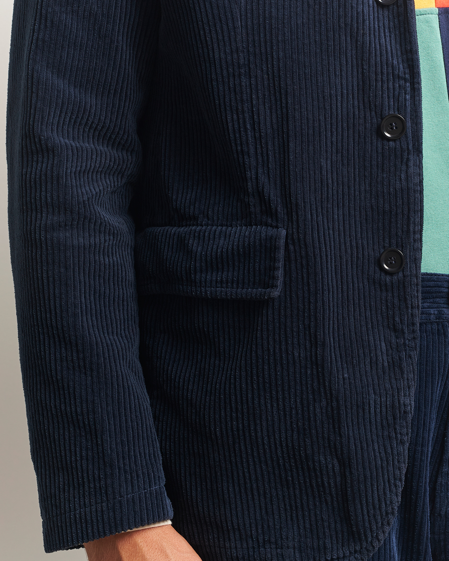 Herren | Sakkos | Aspesi | Corduroy Blazer Navy