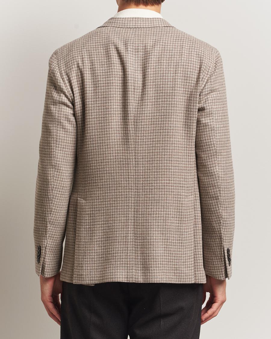 Herren | Sakkos | Boglioli | K Jacket Cashmere/Wool Houndstooth Blazer Beige