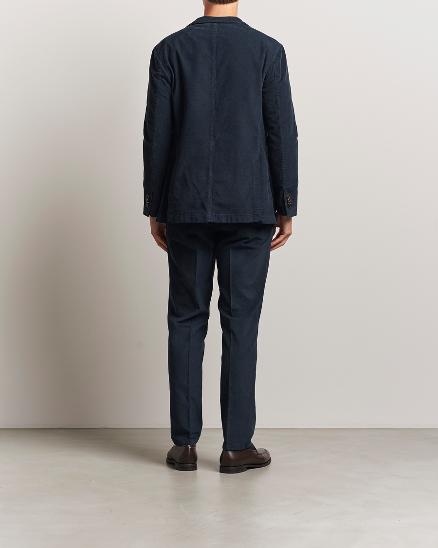 Herren | Anzüge | Boglioli | K Jacket Baby Corduroy Suit Navy
