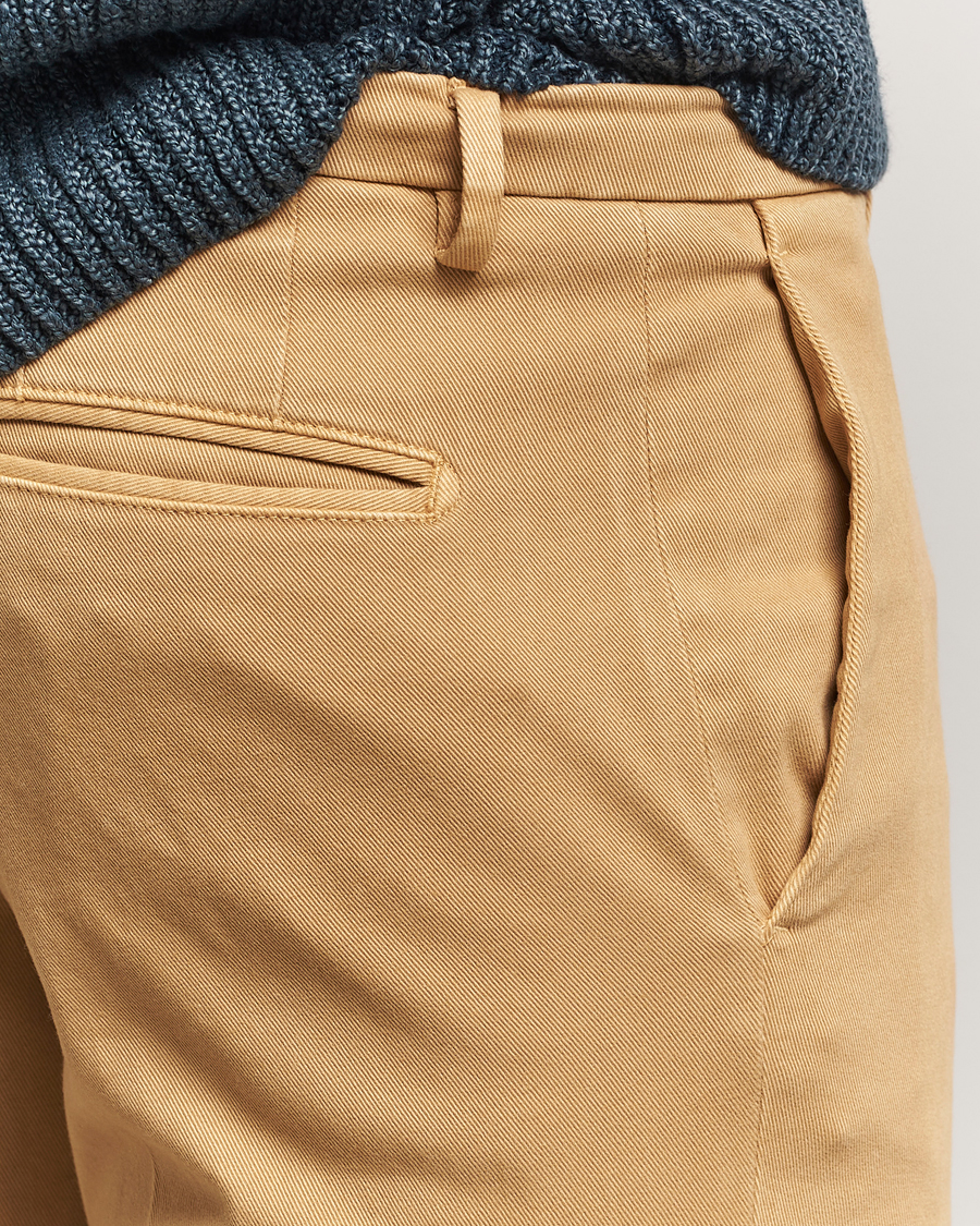 Herren | Hosen | Boglioli | Cotton Twill Trousers Beige