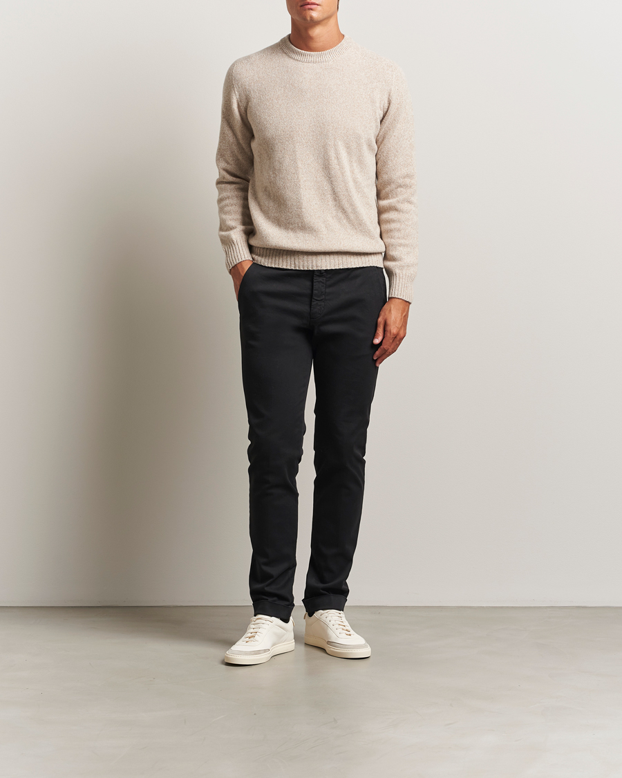 Herren | Hosen | Briglia 1949 | Slim Fit Cotton Stretch Chino Black