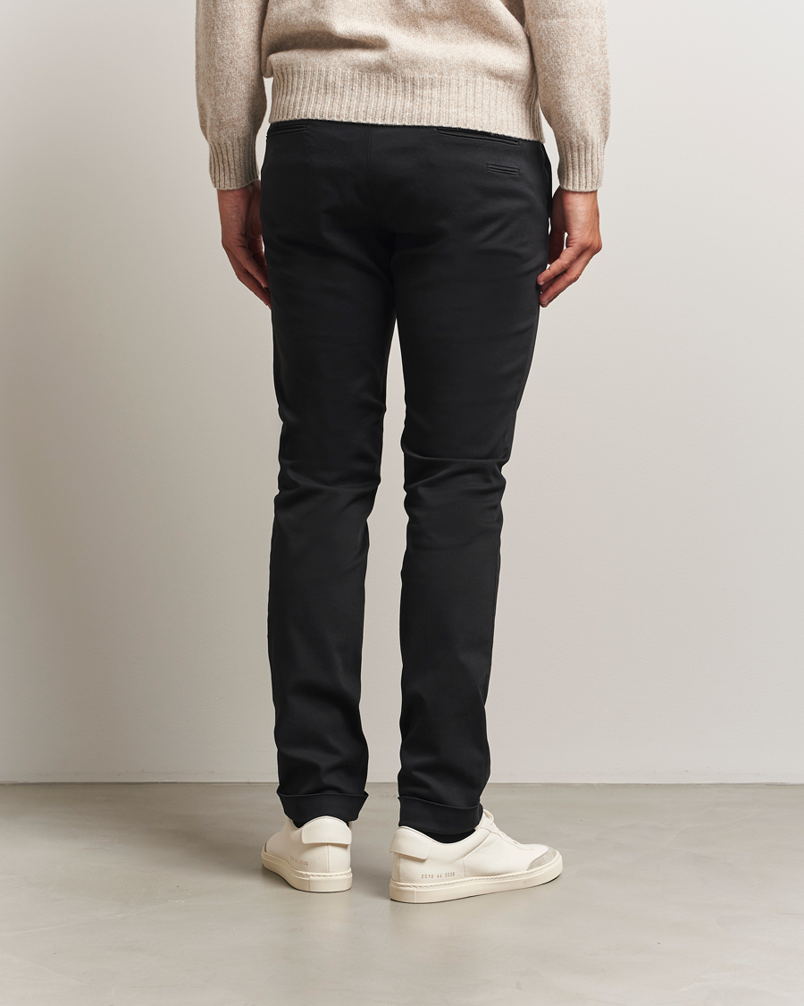 Herren | Hosen | Briglia 1949 | Slim Fit Cotton Stretch Chino Black