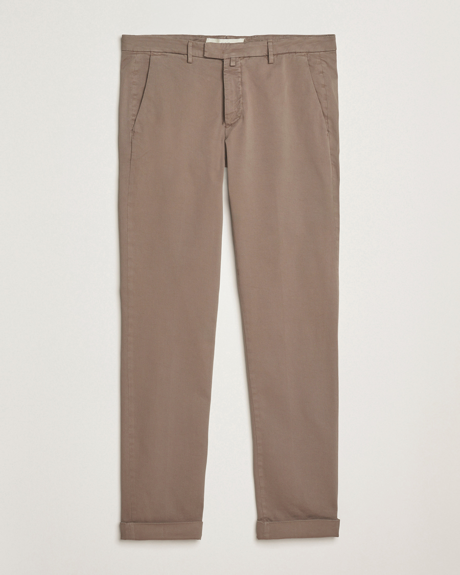 Herren | Hosen | Briglia 1949 | Slim Fit Cotton Stretch Chino Taupe