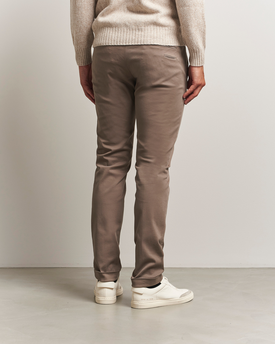 Herren | Hosen | Briglia 1949 | Slim Fit Cotton Stretch Chino Taupe