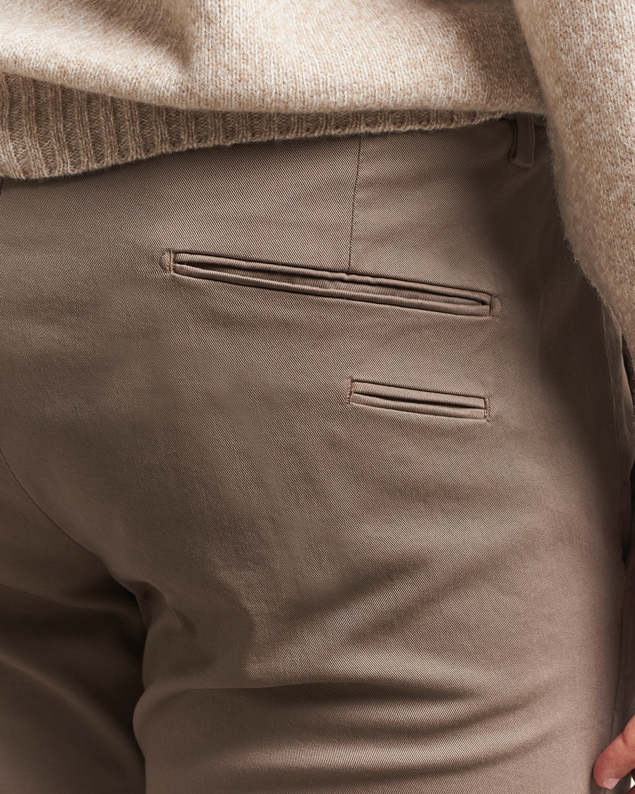 Herren | Hosen | Briglia 1949 | Slim Fit Cotton Stretch Chino Taupe