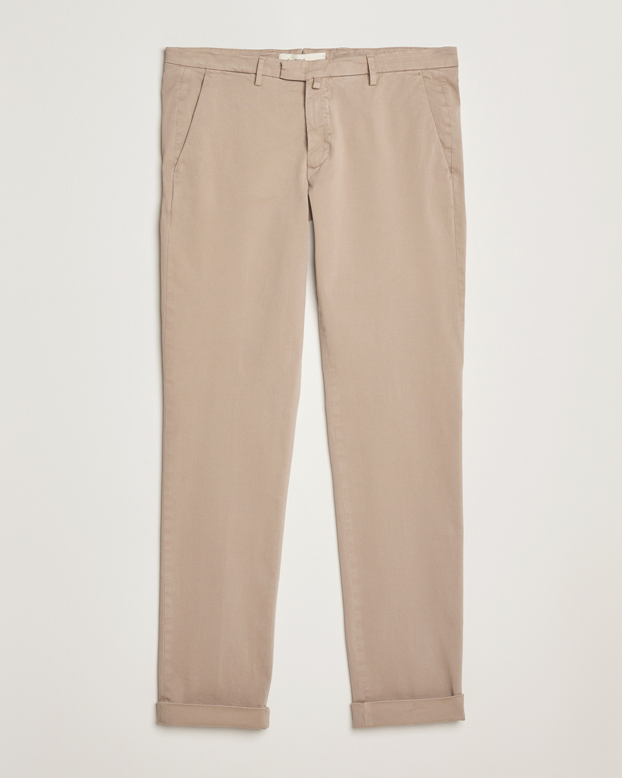 Herren | Hosen | Briglia 1949 | Slim Fit Cotton Stretch Chino Beige