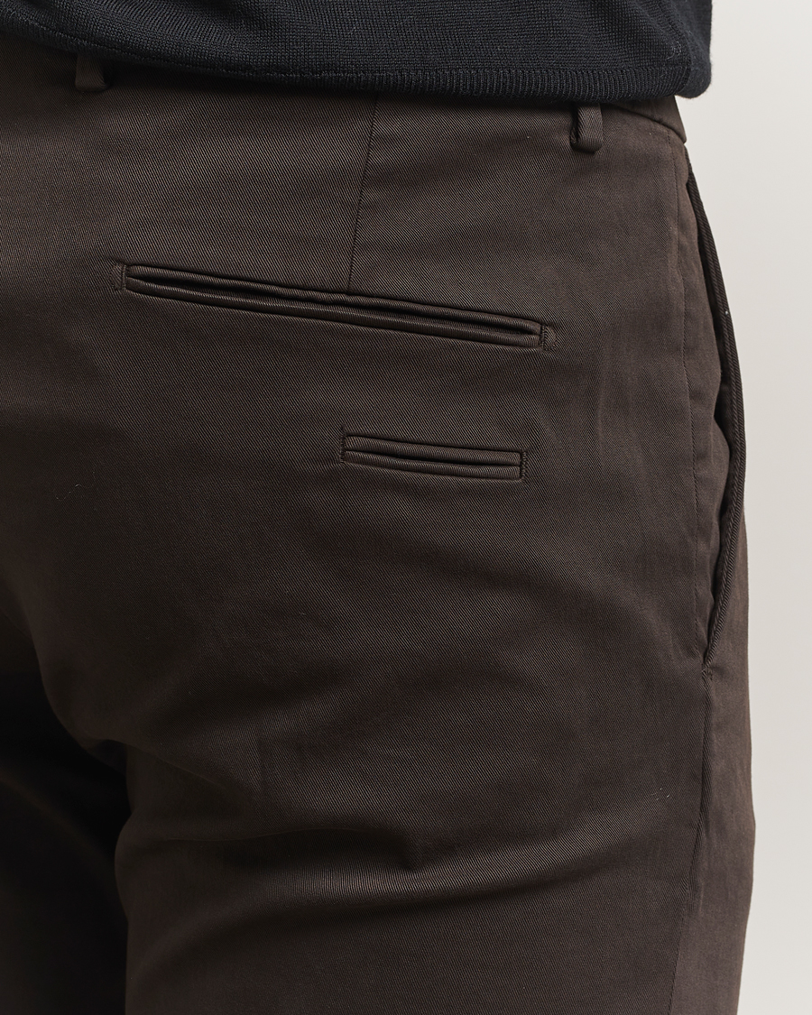 Herren | Hosen | Briglia 1949 | Slim Fit Cotton Stretch Chino Dark Brown