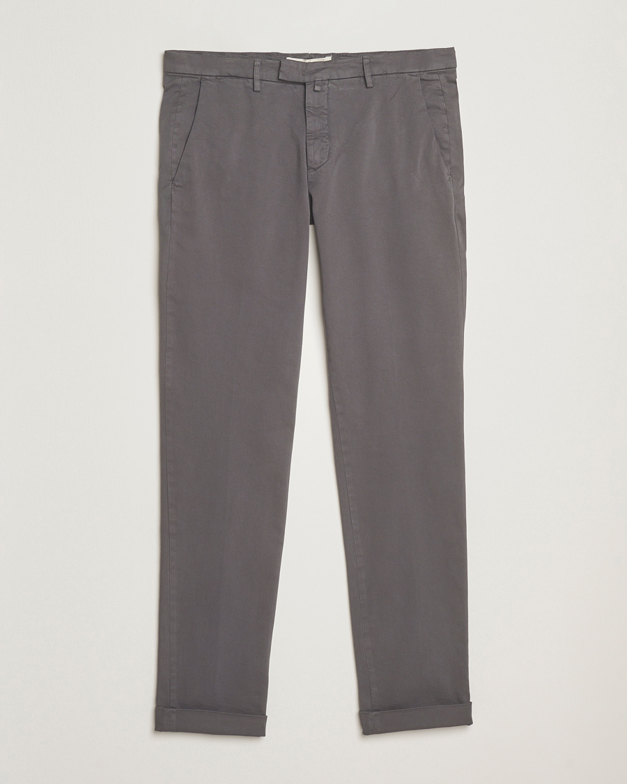Herren | Hosen | Briglia 1949 | Slim Fit Cotton Stretch Chino Grey