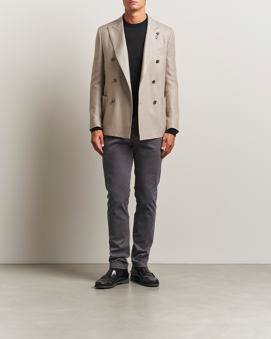 Herren | Hosen | Briglia 1949 | Slim Fit Cotton Stretch Chino Grey