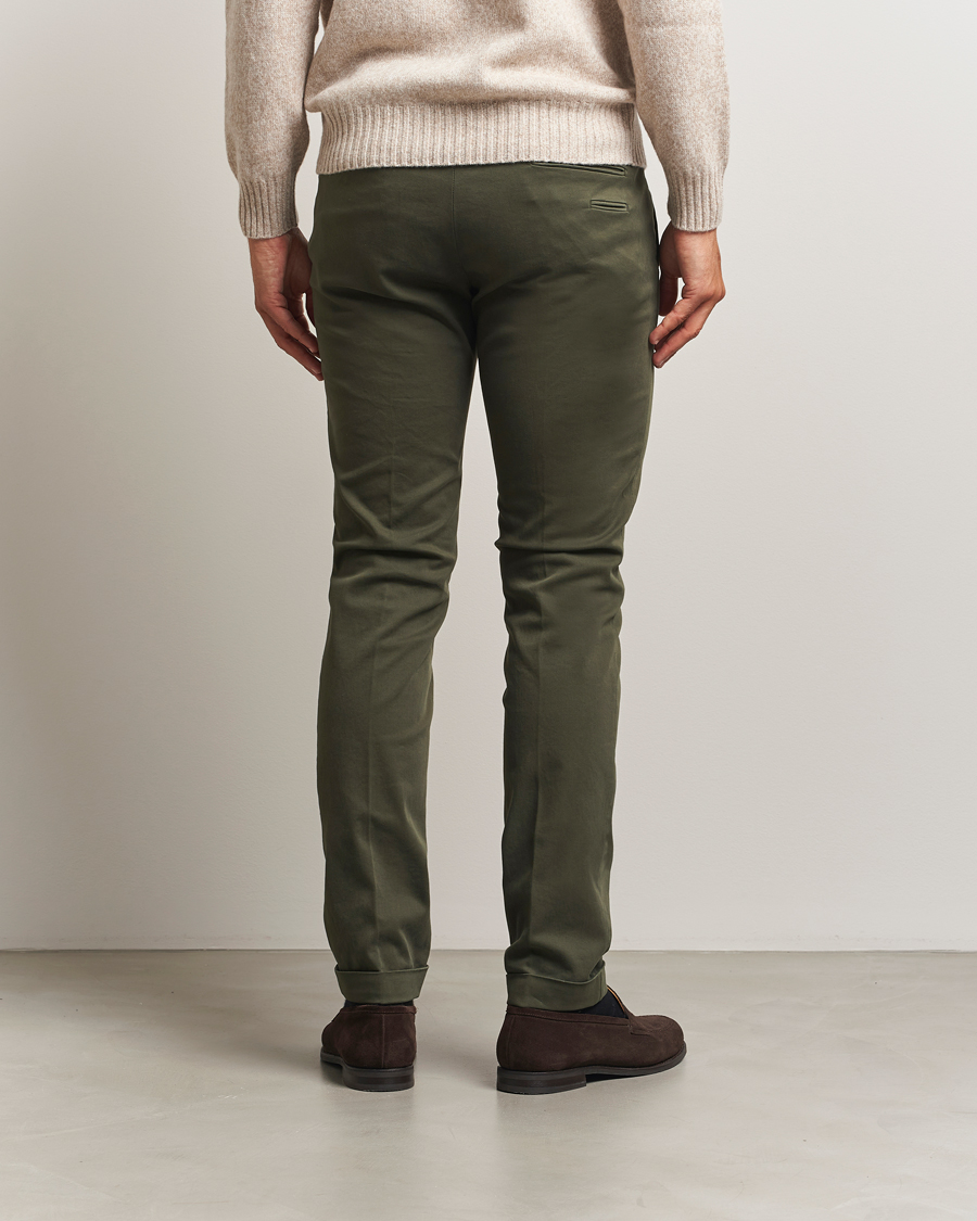 Herren | Hosen | Briglia 1949 | Slim Fit Cotton Stretch Chino Military