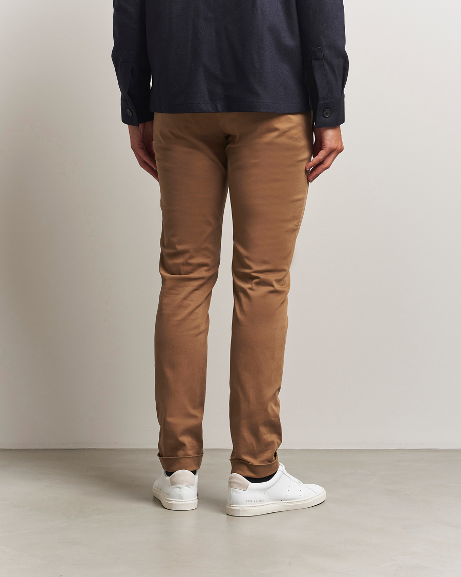 Herren | Hosen | Briglia 1949 | Slim Fit Cotton Stretch Chino Mid Brown