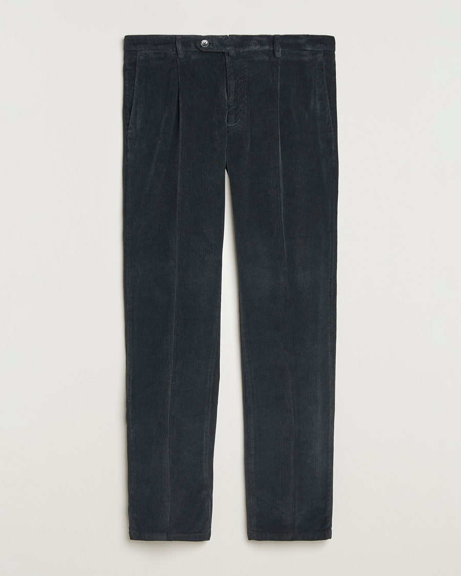 Herren | Hosen | Briglia 1949 | Easy Fit Corduroy Trousers Black