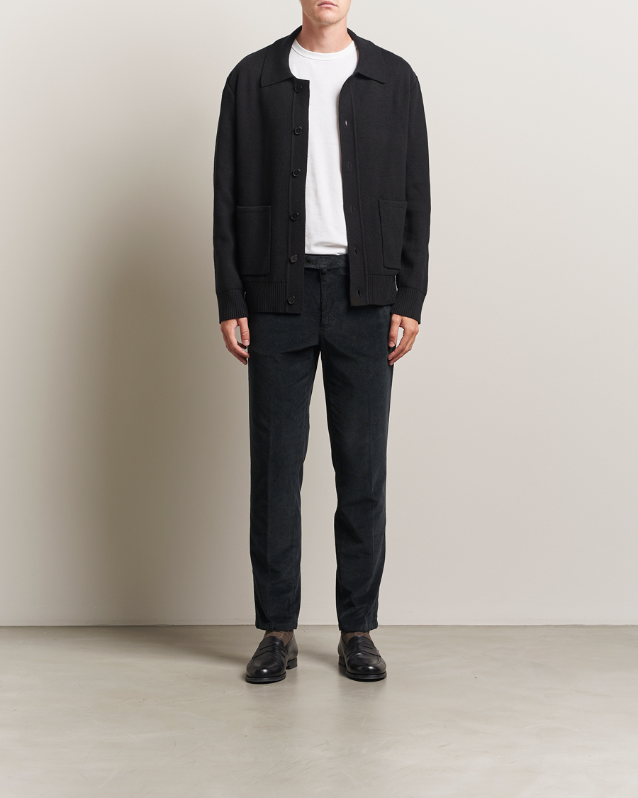 Herren | Hosen | Briglia 1949 | Easy Fit Corduroy Trousers Black