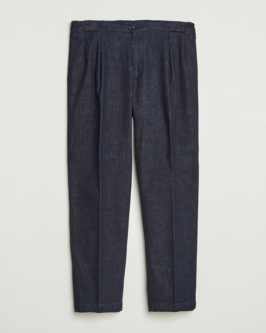 Herren | Hosen | Briglia 1949 | Portobello Loose Fit Denim Trousers Dark Blue