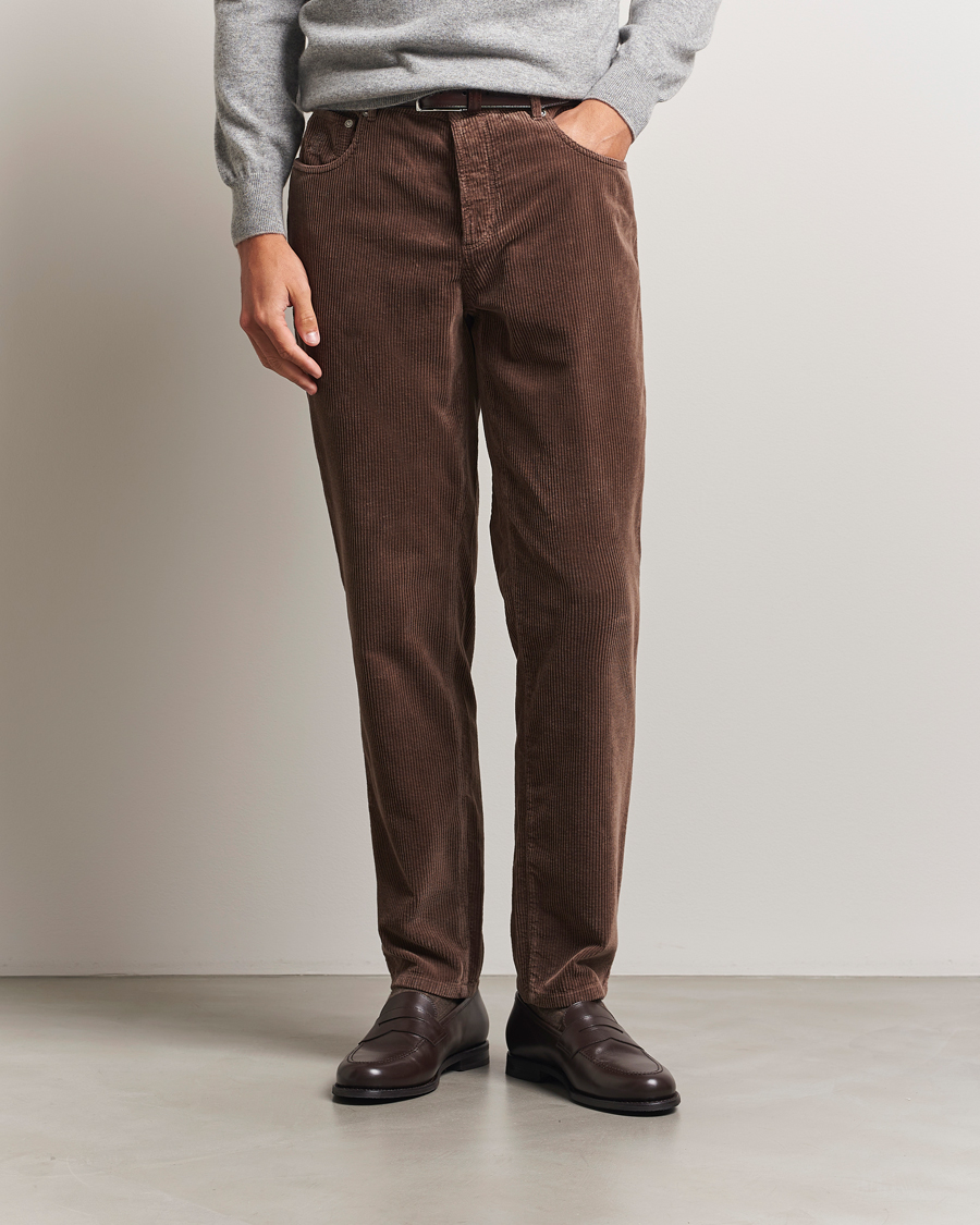 Herren | Hosen | Brunello Cucinelli | Leisure Fit Corduroy 5-Pocket Pants Taupe
