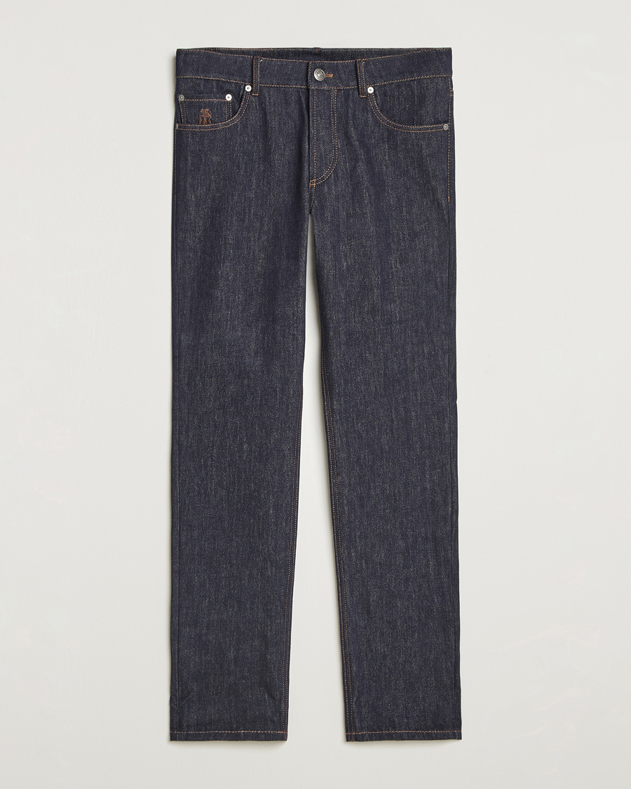 Herren | Jeans | Brunello Cucinelli | Traditional Fit Jeans Dark Indigo