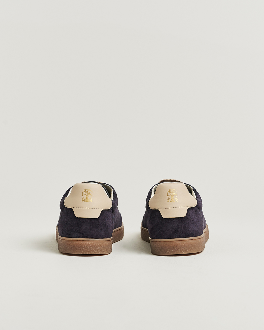 Herren | Sneaker | Brunello Cucinelli | Classic Sneakers Navy Suede