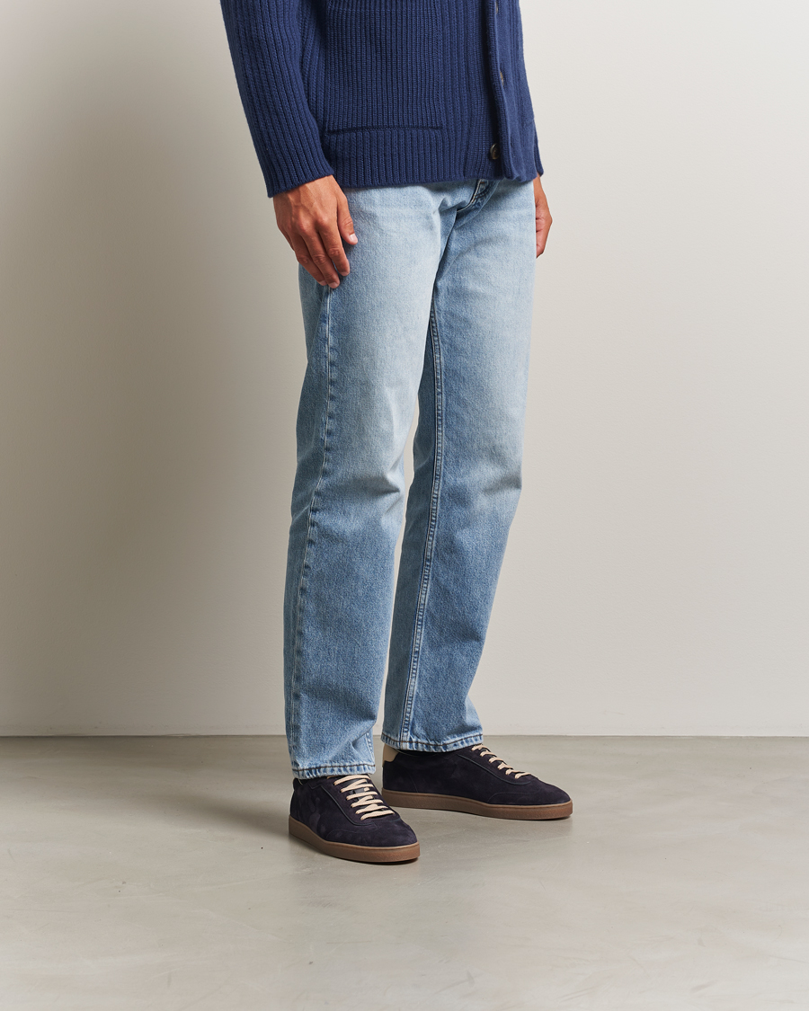 Herren | Sneaker | Brunello Cucinelli | Classic Sneakers Navy Suede