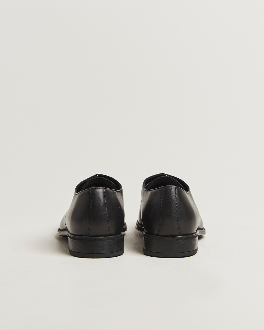 Herren | Derby | Canali | Cap Toe Derby Black Calf