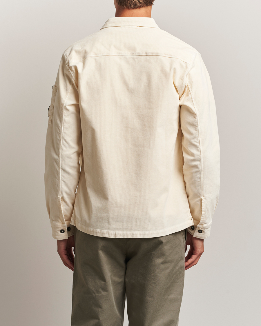 Herren | Hemden | C.P. Company | Corduroy Lens Overshirt White