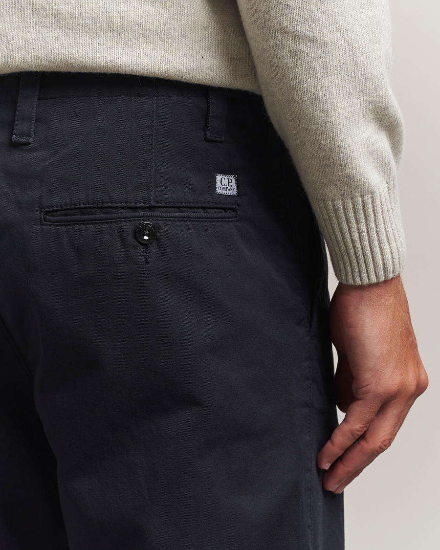 Herren | Hosen | C.P. Company | Cotton Gabardine Chino Navy