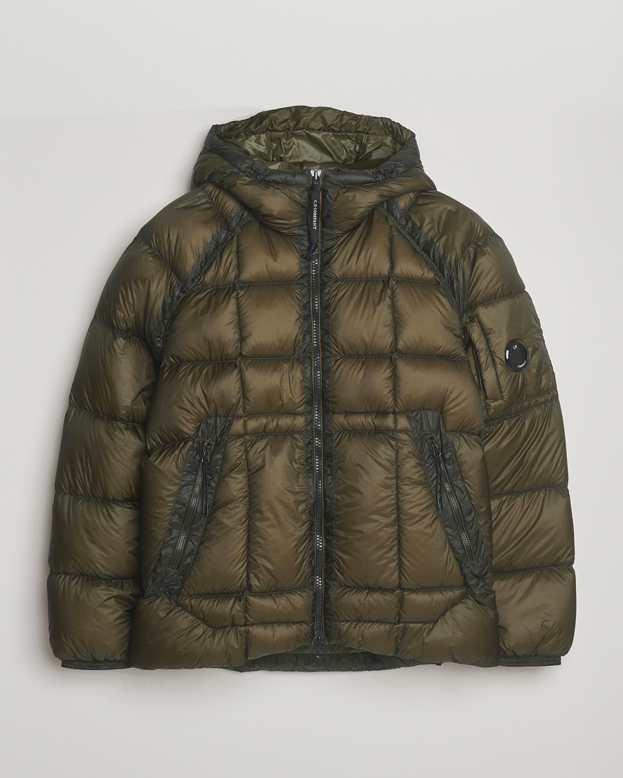 C.P. Company DD Shell Padded Hood Jacket Dark Green bei Care of Carl