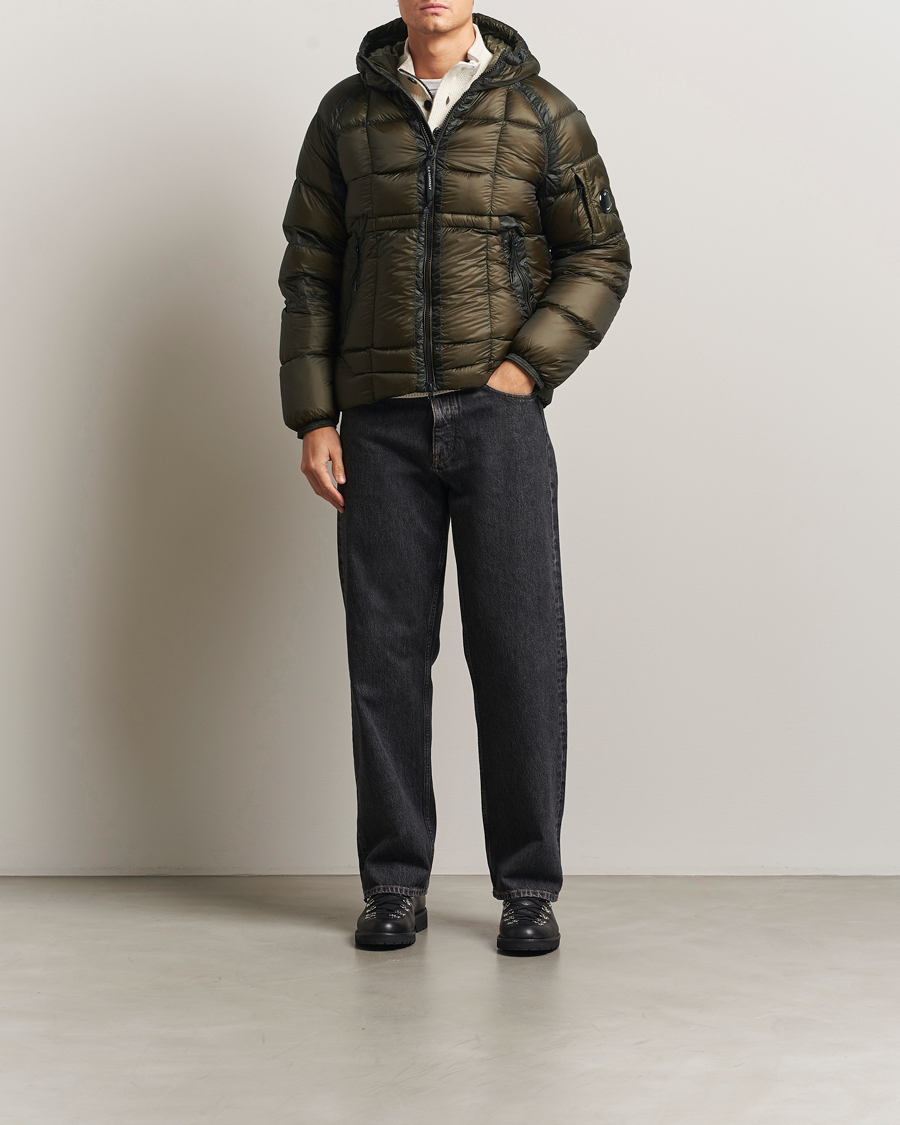 C.P. Company DD Shell Padded Hood Jacket Dark Green bei Care of Carl