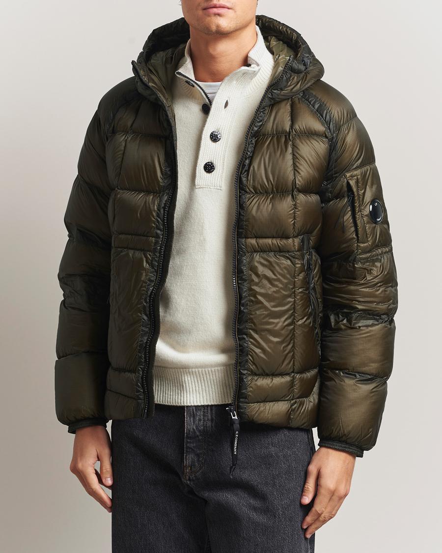C.P. Company DD Shell Padded Hood Jacket Dark Green bei Care of Carl