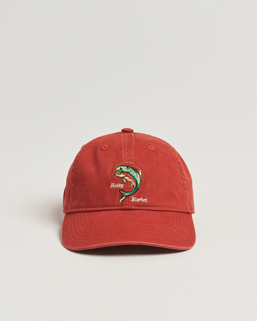 Herren | Forét Catch Washed Cap Red | Forét | Catch Washed Cap Red