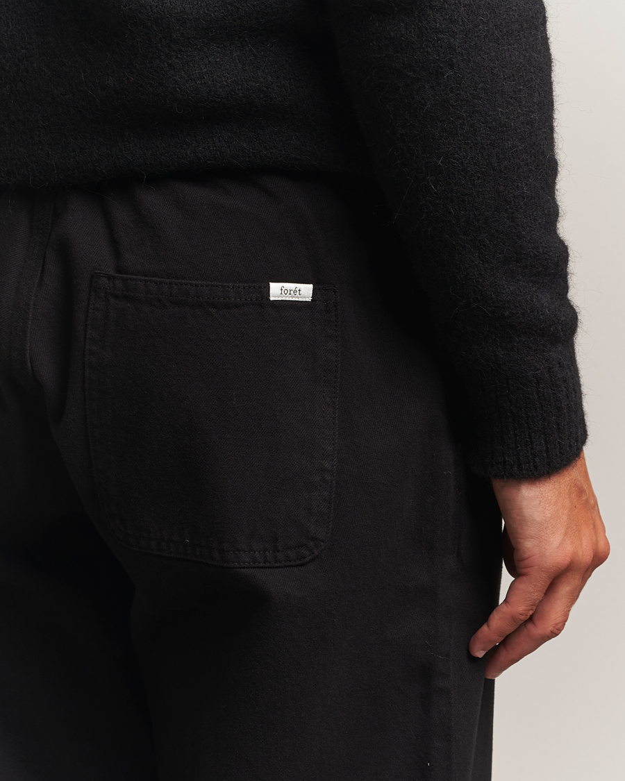 Herren | Hosen | Forét | Clay Twill Pants Black