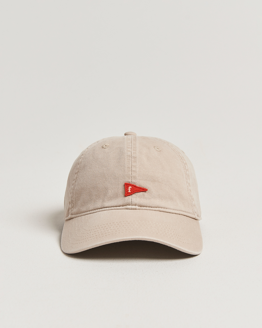 Herren | Forét Flag Washed Cap Khaki | Forét | Flag Washed Cap Khaki