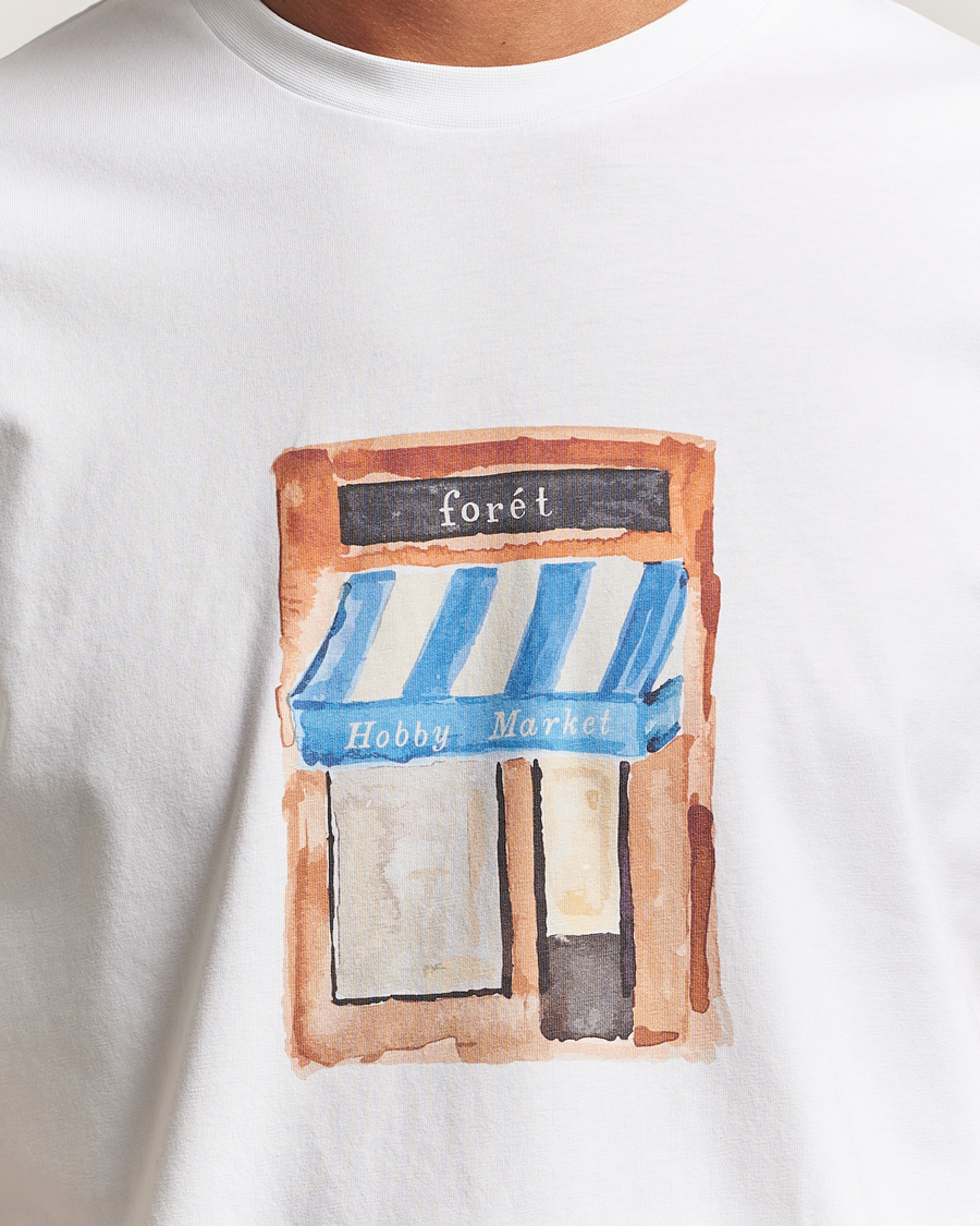 Herren | T-Shirts | Forét | Market T-Shirt White