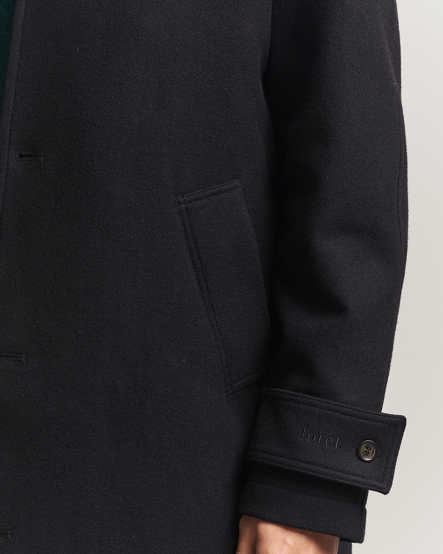 Herren | Jacken | Forét | Pine Wool Coat Black