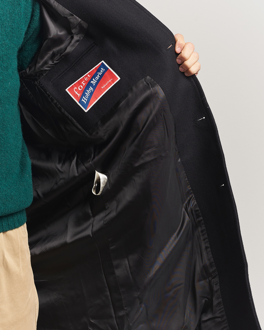 Herren | Jacken | Forét | Pine Wool Coat Black