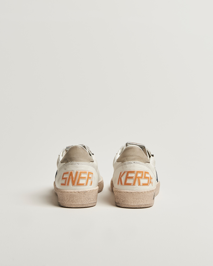 Herren | Golden Goose Ball Star Sneakers White/Navy | Golden Goose | Ball Star Sneakers White/Navy