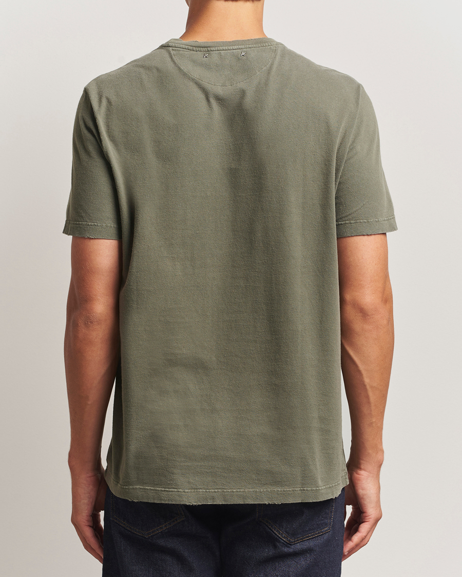 Herren | T-Shirts | Golden Goose | Cotton Logo T-Shirt Dusty Olive