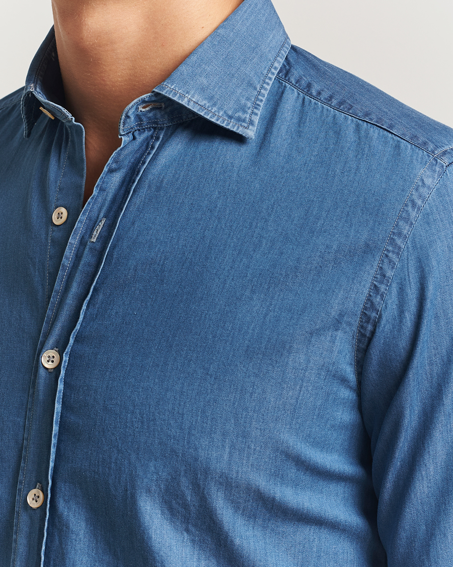 Herren | Hemden | Grigio | Denim Shirt Indigo